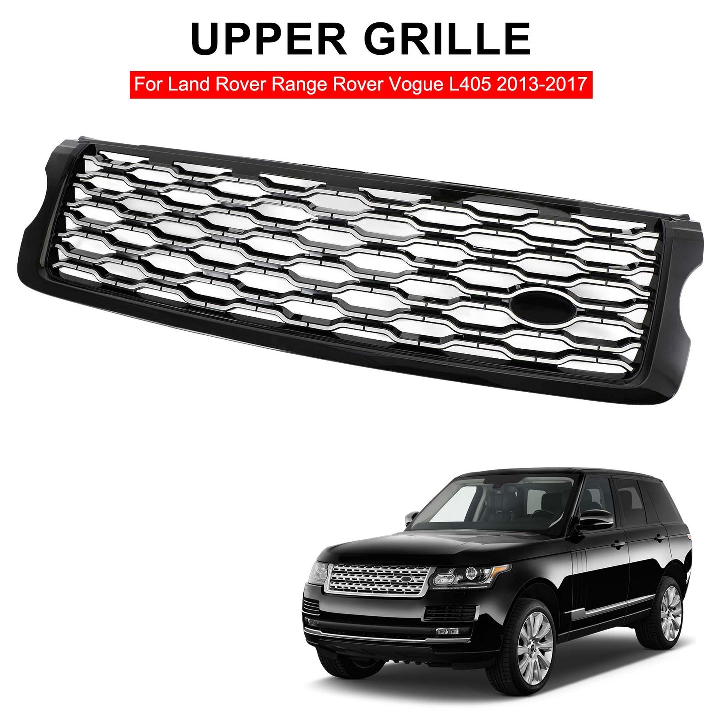 Griglia superiore del paraurti anteriore adatta per Land Rover Range Rover Vogue L405 2013-2017
