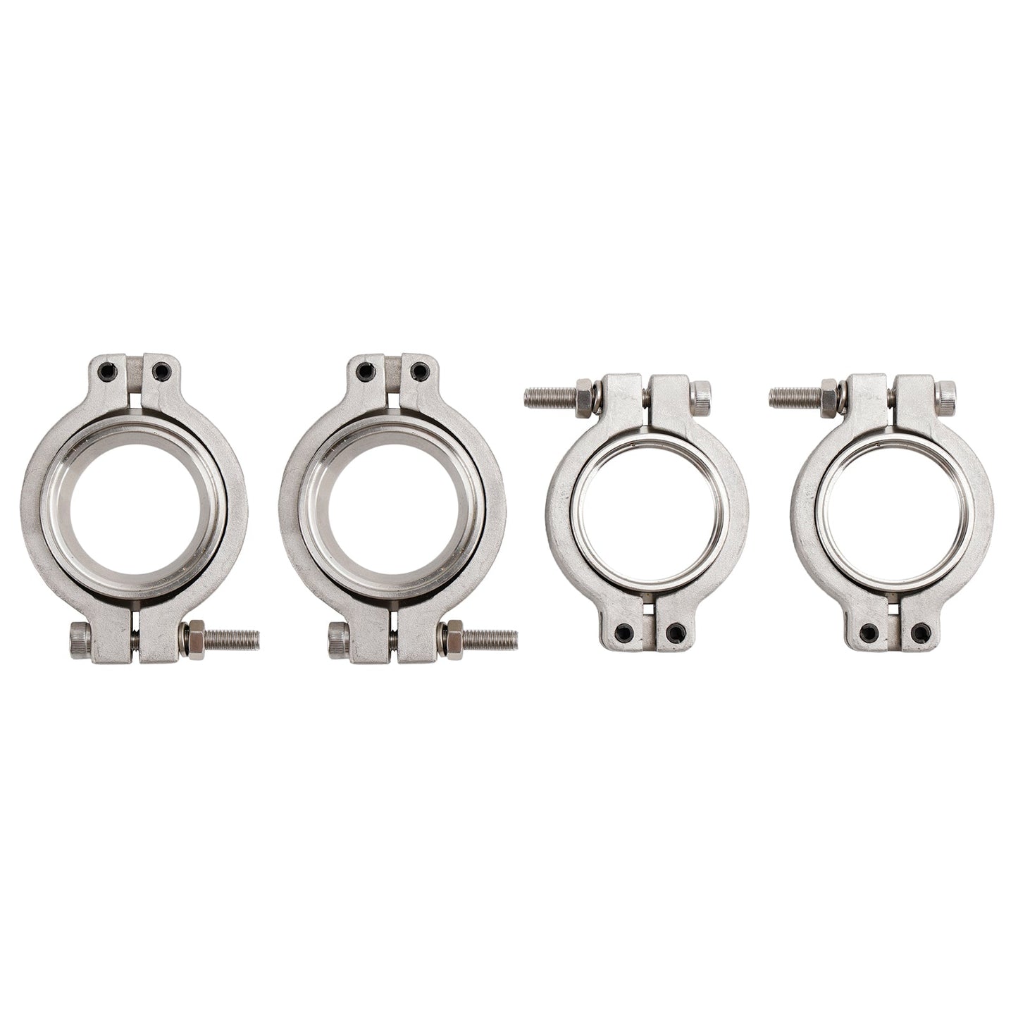 Kit di morsetti a V Wastegate TiAL MV-S da 38 mm, 4 pezzi, con viti, dadi e guarnizioni