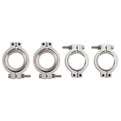 Kit di morsetti a V Wastegate TiAL MV-S da 38 mm, 4 pezzi, con viti, dadi e guarnizioni