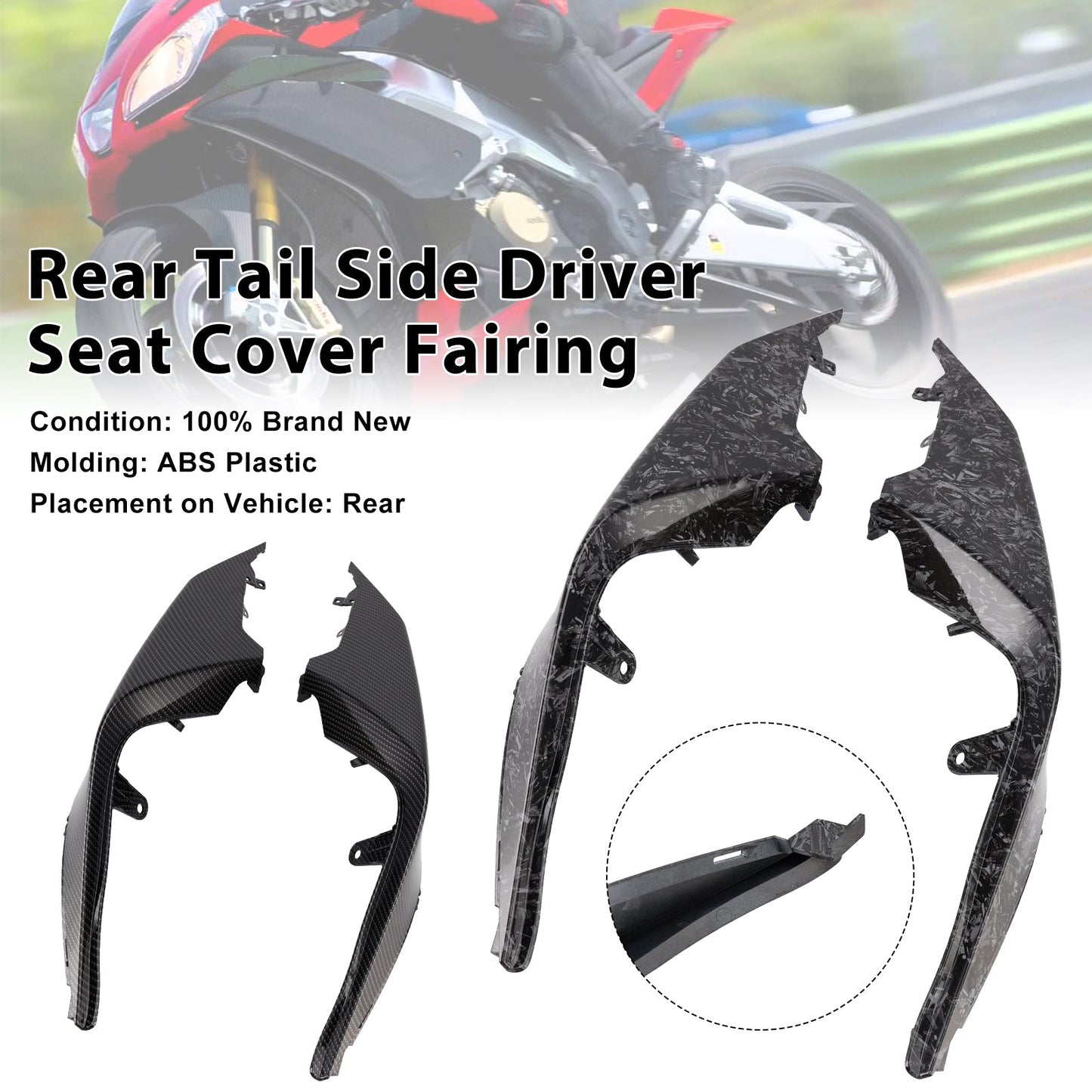Carenatura coprisella lato passeggero Aprilia RSV4 2021-2024