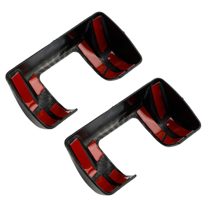 Rivestimento cerniera portellone posteriore in fibra di carbonio per Jeep Wrangler JL 2018-2024