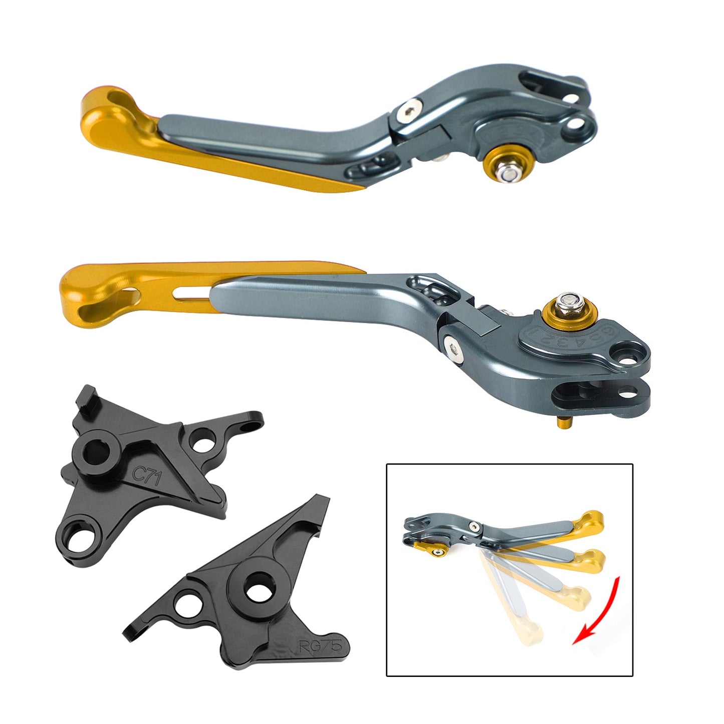 Leva freno frizione regolabile BMW R NINE T /PURE/RACER 2017-2023