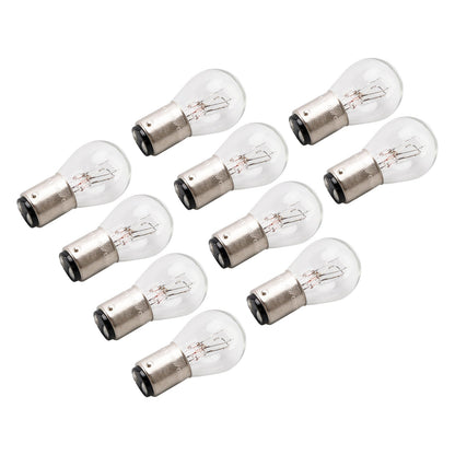 10 lampadine tubolari per auto P21/5W BAY15D 7528 12V 21/5W per OSRAM