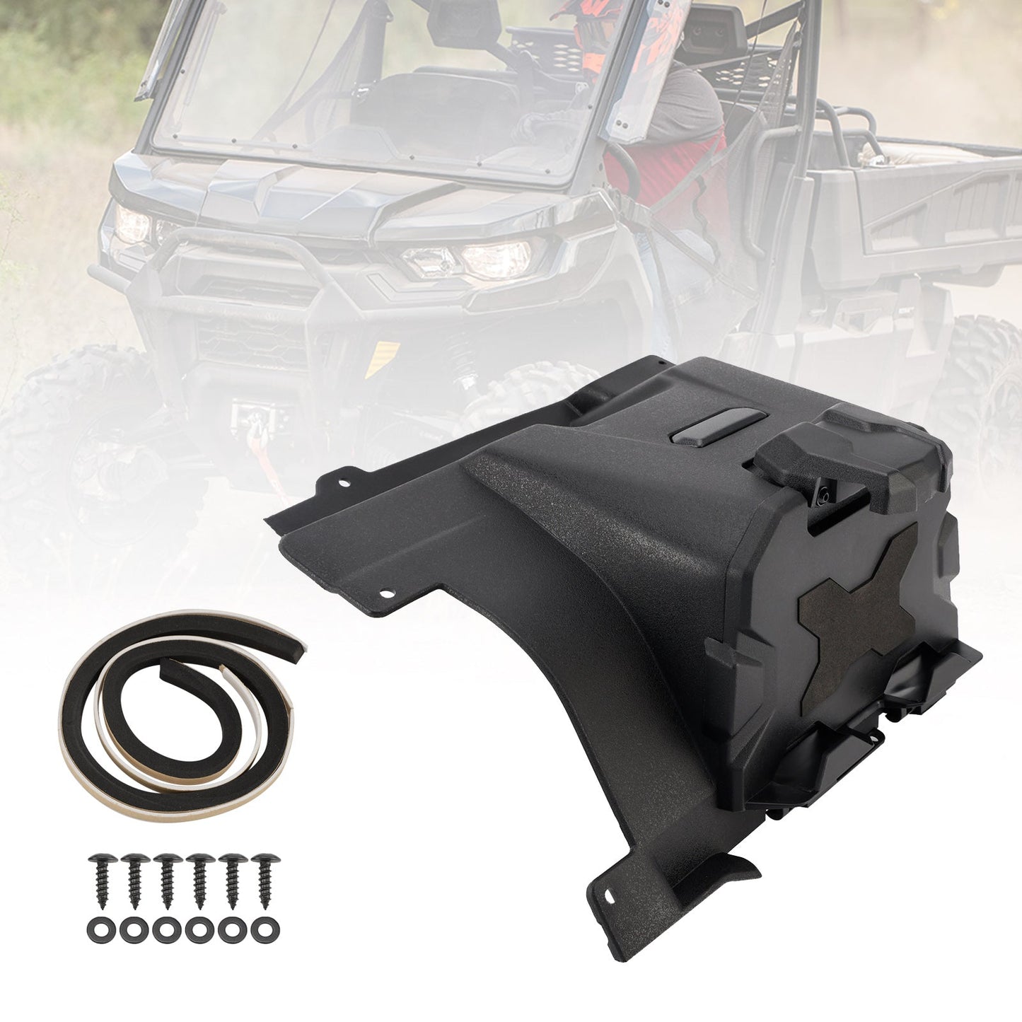 Supporto per tablet con scatola portaoggetti per Can-Am Defender HD5 HD8 HD10 Max 16-24