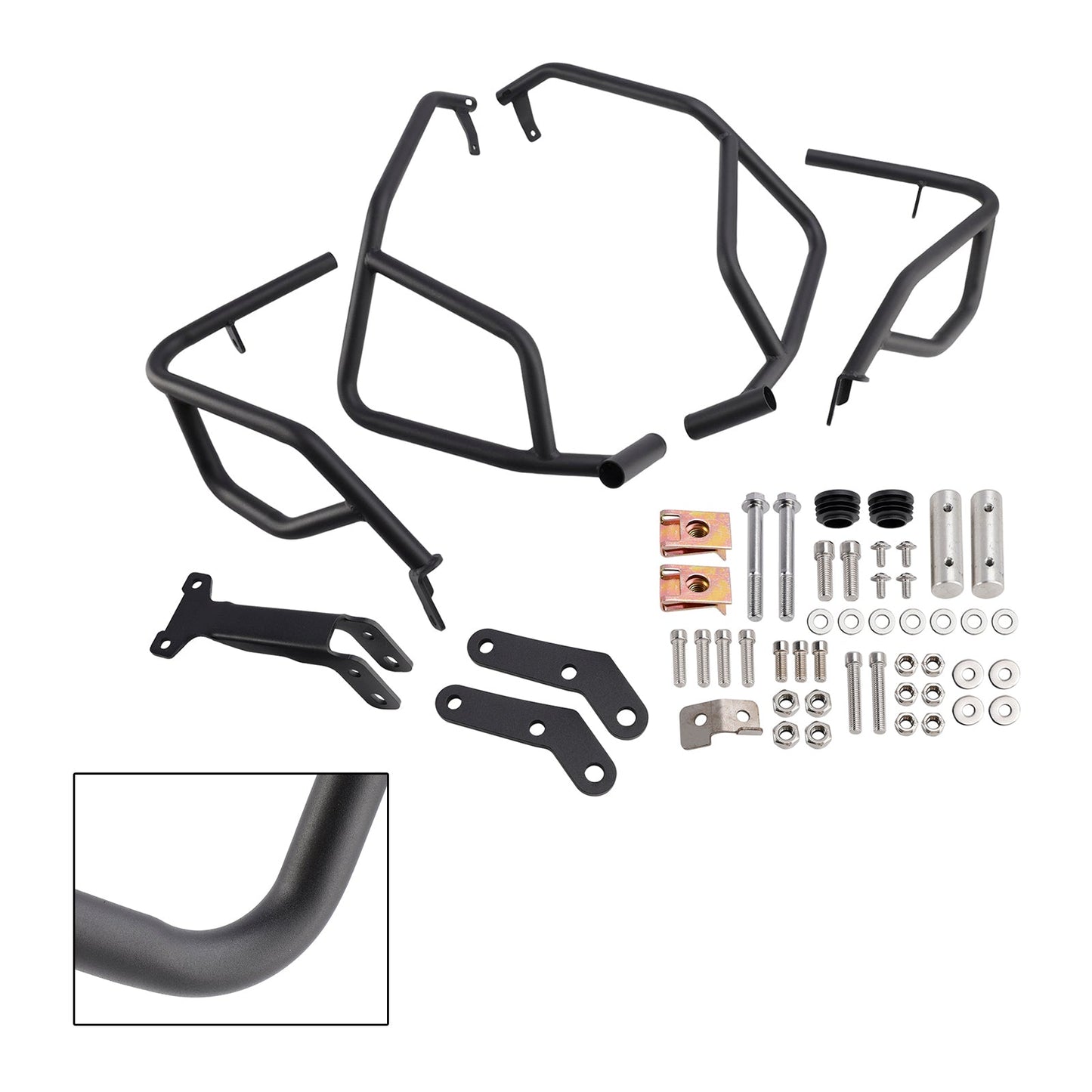 Barra di protezione motore per Honda XL750 Transalp 2023-2024, protezione telaio paraurti, argento