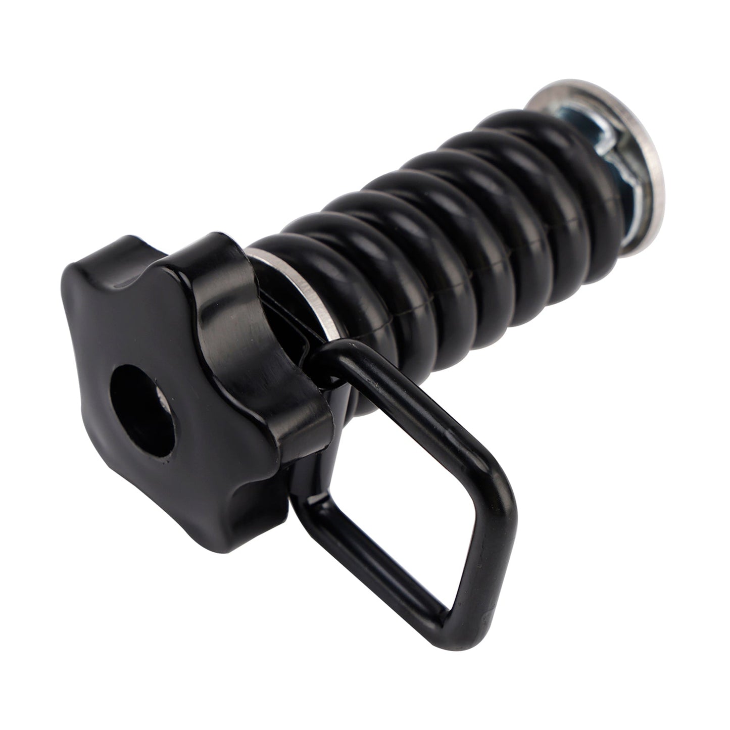 Coppia di ancoraggi di fissaggio con anello a D da 1"" neri per Polaris Rzr 570 800 900 1000