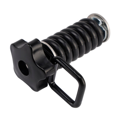 Coppia di ancoraggi di fissaggio con anello a D da 1"" neri per Polaris Rzr 570 800 900 1000