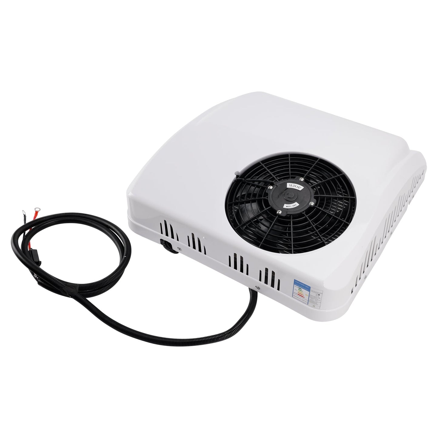 Condizionatore d'aria per camper a pompa di calore da 24 V, unità senza canalizzazione, riscaldamento/raffreddamento per camper e roulotte.