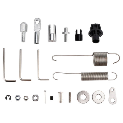 Pedale dell'acceleratore universale Street Hot Rod in alluminio, cavo dell'acceleratore e set di molle SS da 24""