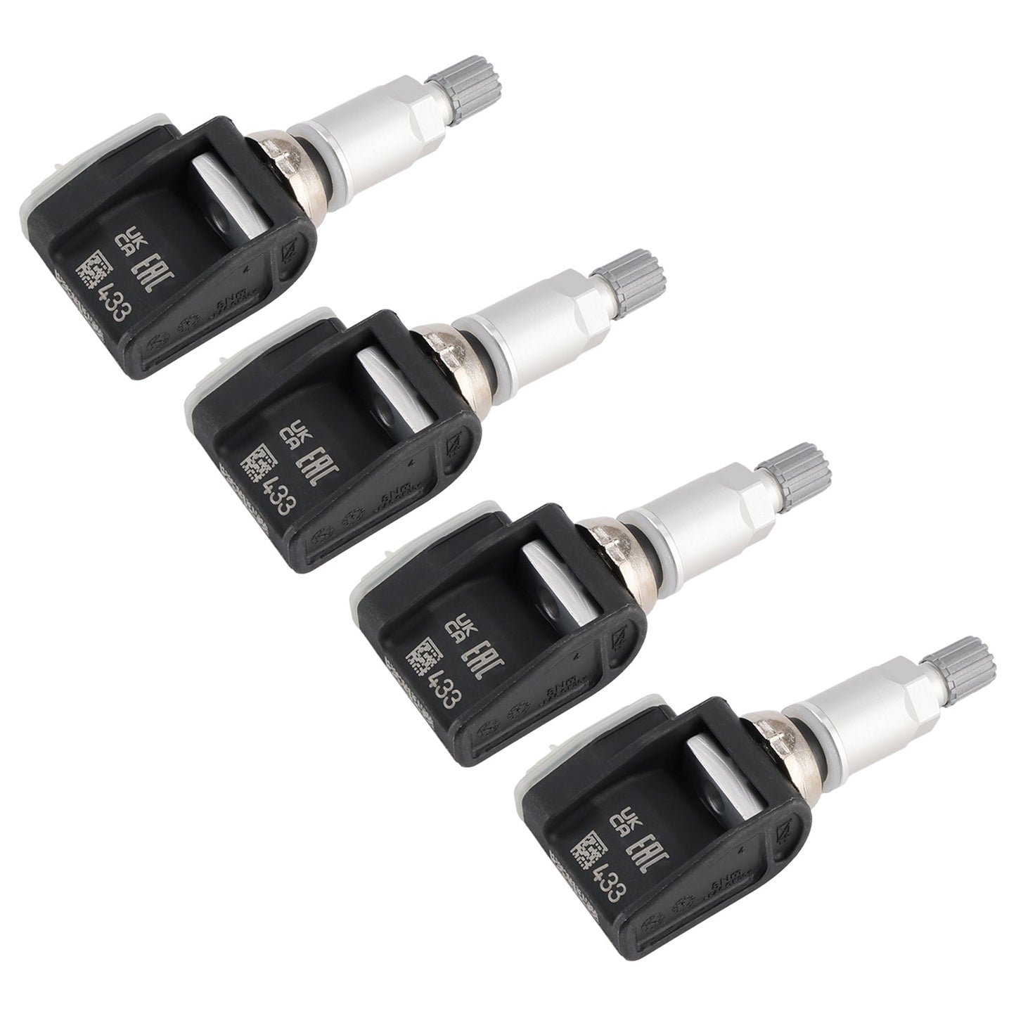 4x Sensore di pressione pneumatici A0009058413 A0009055419 per Mercedes Classe E W214 S214