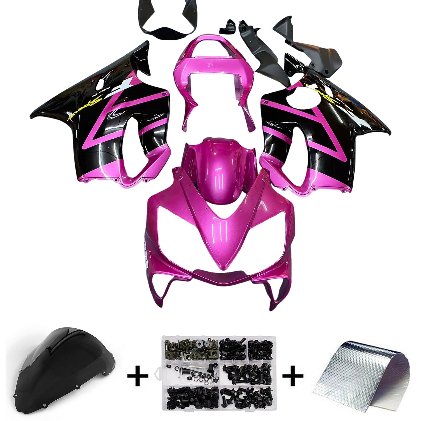 Kit di carene in plastica ABS stampate a iniezione per Honda CBR600 F4i 2001-2003