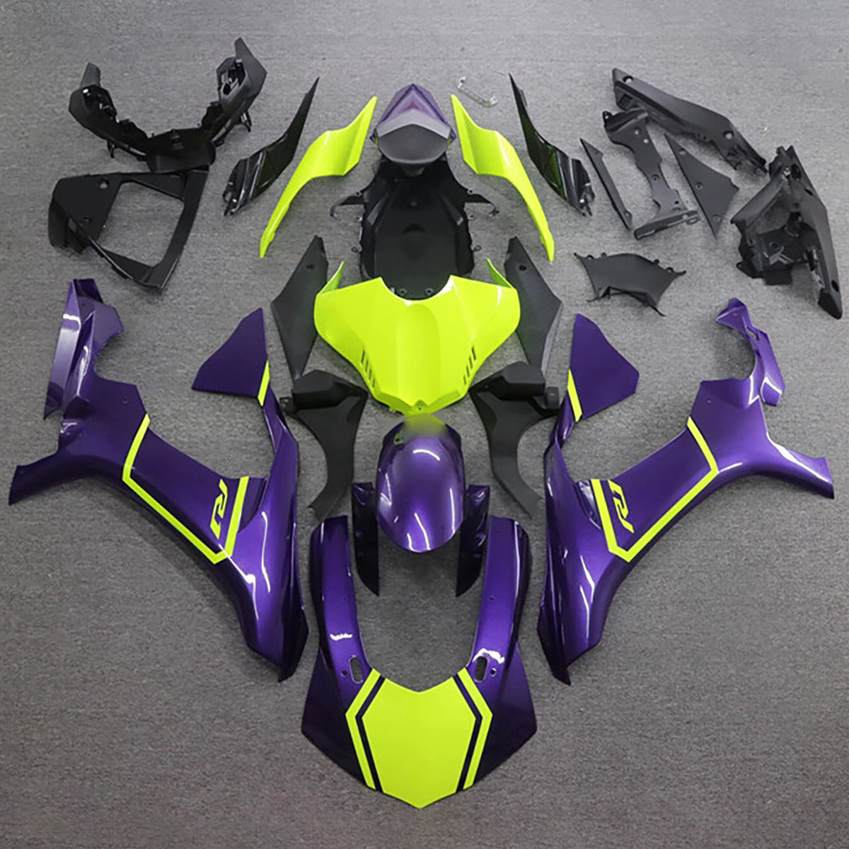 Kit carenatura in plastica ABS a iniezione adatto per Yamaha YZF 1000 R1 2015-2019