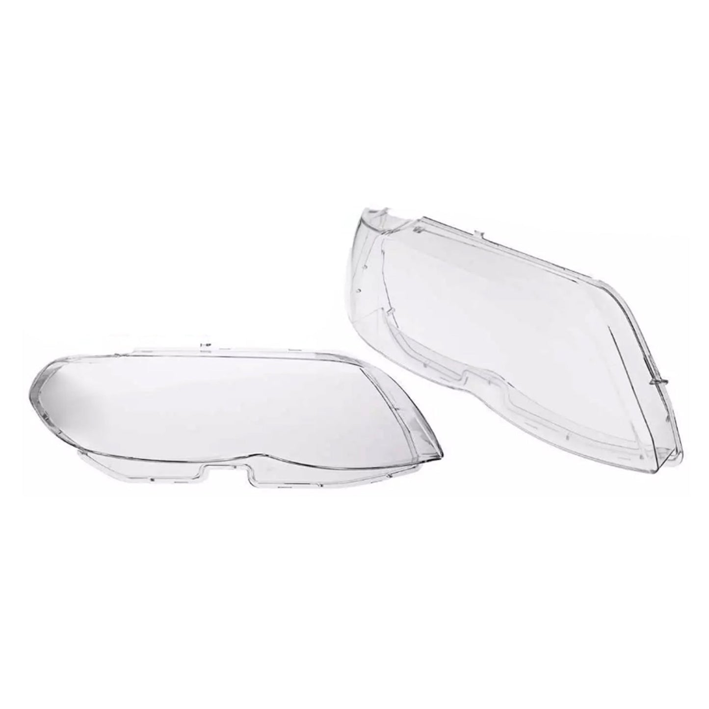 Copertura trasparente in vetro per fari anteriori BMW X5 E53 2004-2006