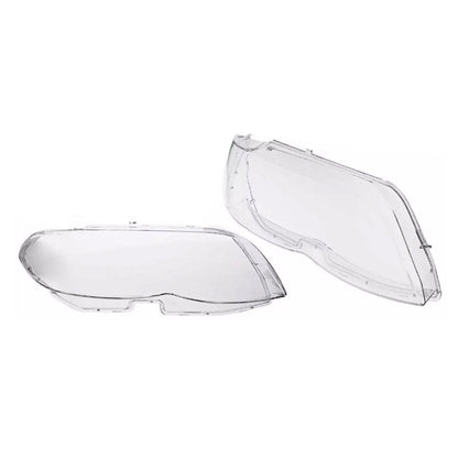Copertura trasparente in vetro per fari anteriori BMW X5 E53 2004-2006