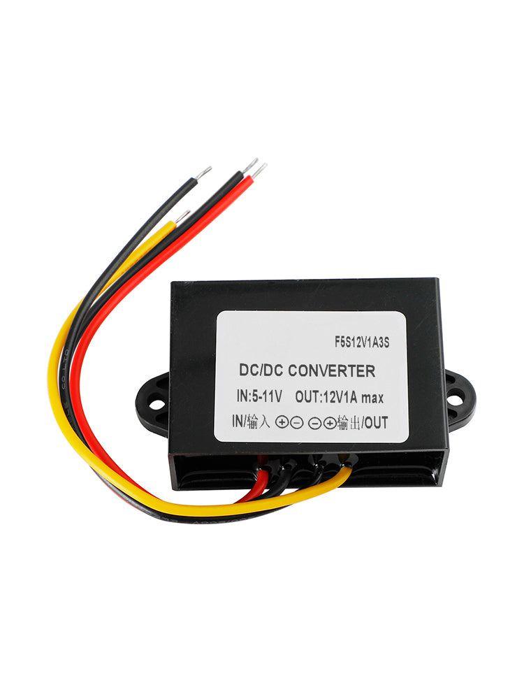 Convertitore step-up DC-DC impermeabile da 1 A, 6 V a 12 V, modulo di alimentazione per auto