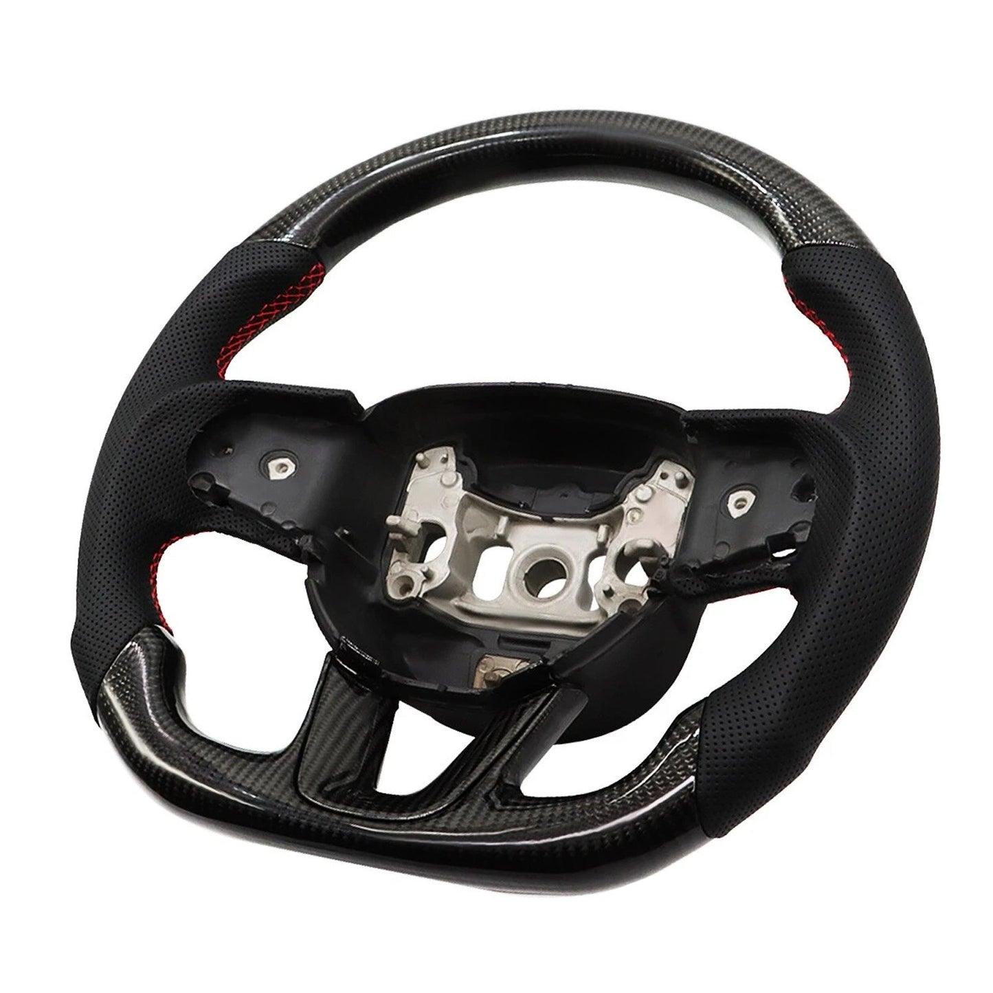 Volante riscaldato in fibra di carbonio per Dodge Charger 2015-2023