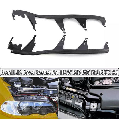 BMW SERIE 3 E46 M3 2001-2006 - 2 PORTE 2 PEZZI Striscia di tenuta per fari 63128384489