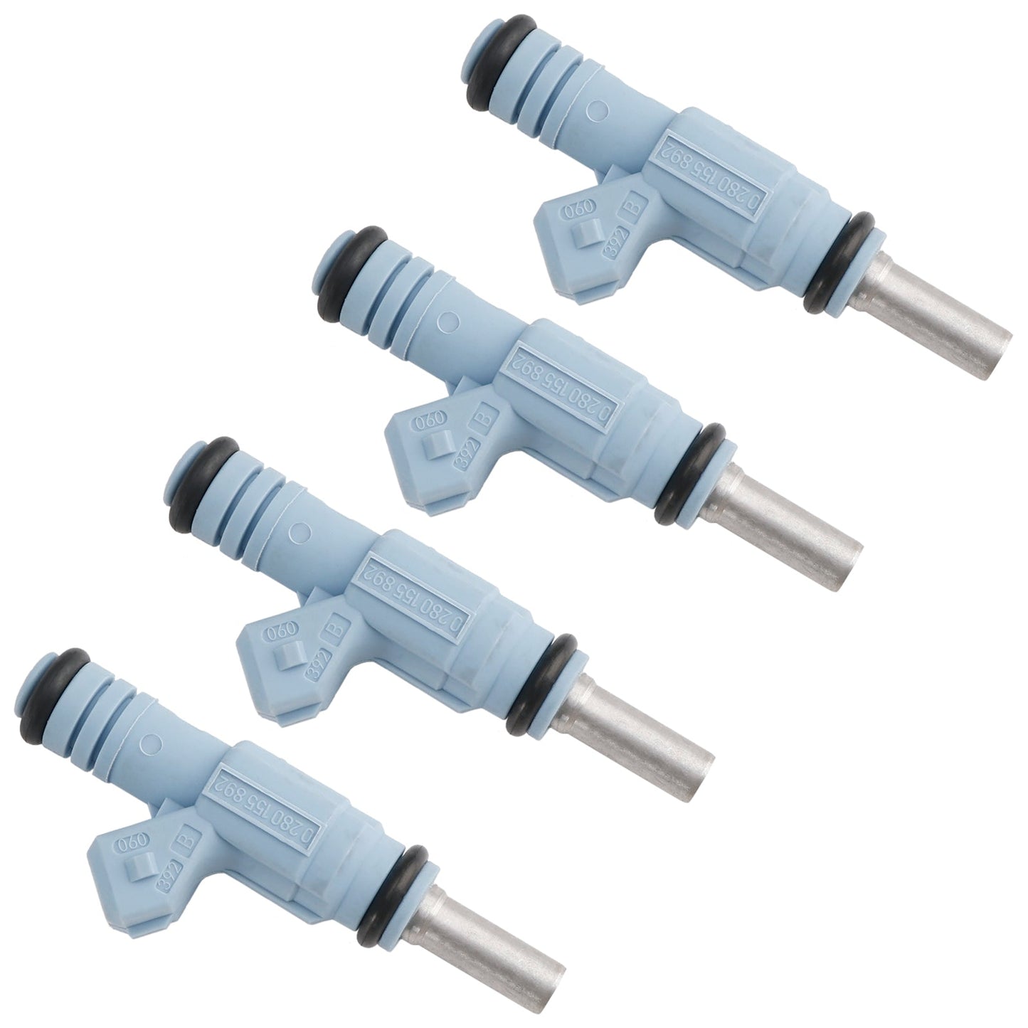 4 pezzi iniettore carburante 0280155892 adatto per Audi TT Quattro 1.5L 2000-2002 0280155893