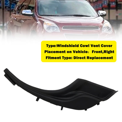 Estensione del pannello della griglia di aspirazione dell'aria lato passeggero Chevrolet Traverse 2009-2017 22956656