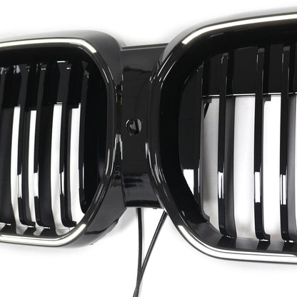 Griglia anteriore a doppio rene nera lucida BMW IX3 G08 LCI 2022-2024