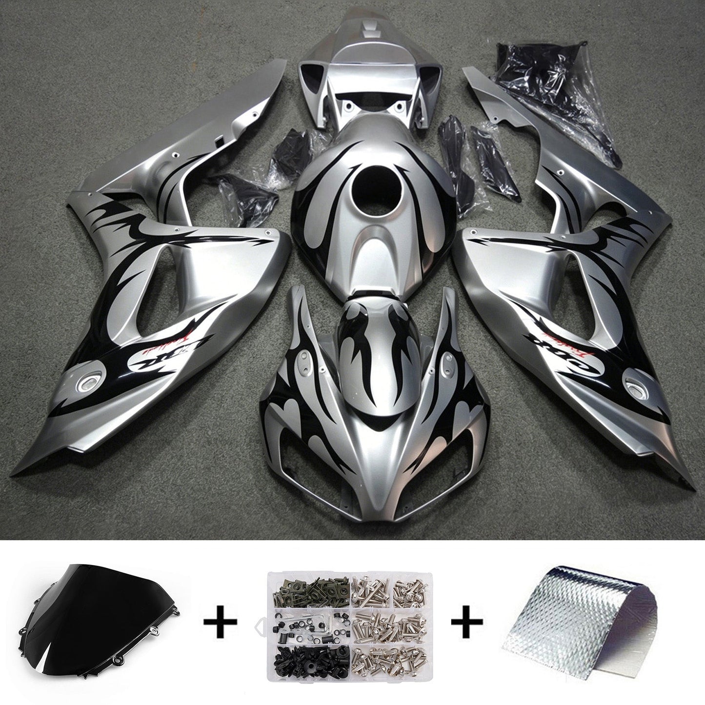 Kit di carene in plastica ABS stampate a iniezione per Honda CBR1000RR 2006-2007