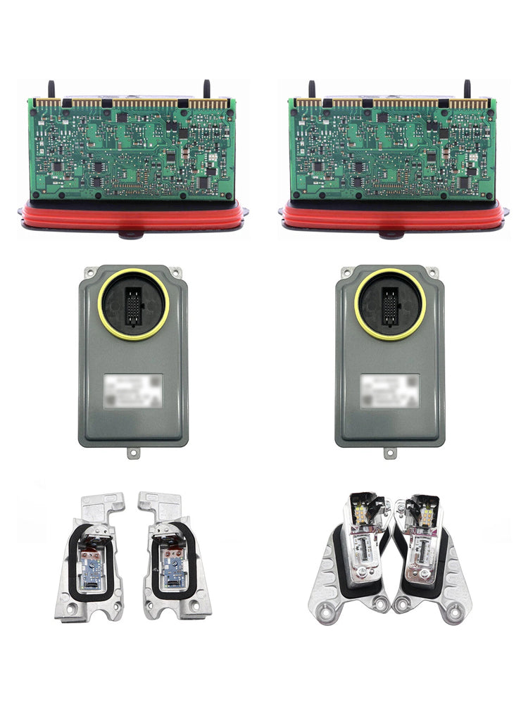 Set di moduli di controllo fari adattivi sinistro e destro BMW 535i 2014-2016 (8 pezzi)