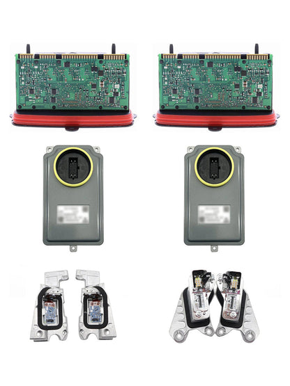 Set di moduli di controllo fari adattivi sinistro e destro BMW 535i 2014-2016 (8 pezzi)