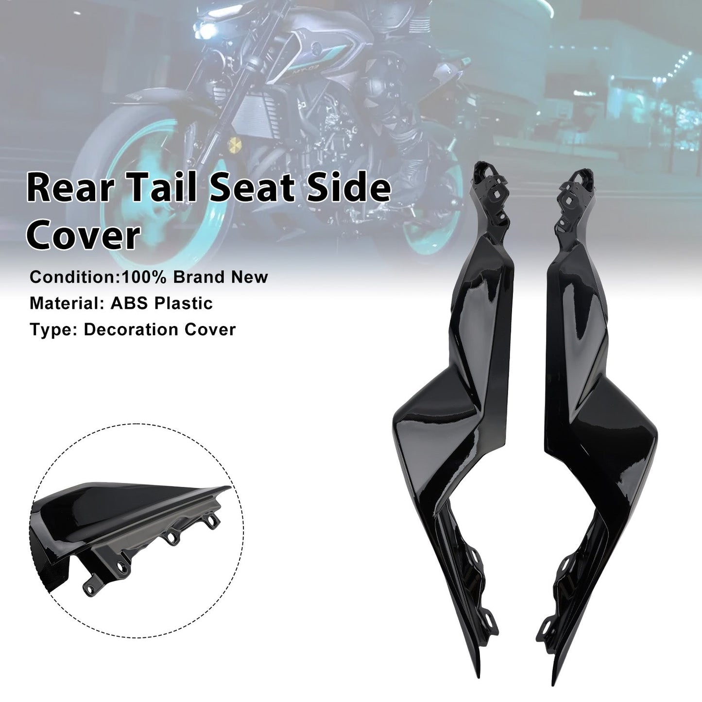 Carenatura laterale del codino posteriore Yamaha YZF-R3 R25 MT-03 2025-2026