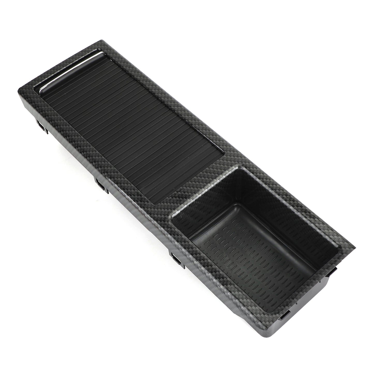 1998-2007 BMW E46 Serie 3 Portacoppa di stoccaggio della console centrale anteriore in carbonio