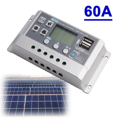 Regolatore solare PWM 10A-60A APP mobile Regolatore solare di controllo intelligente