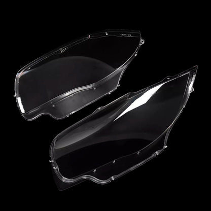 Copertura trasparente in vetro per faro anteriore BMW Serie 1 E81 E82 E87 E88 2 pezzi 2003-2011 63126924486,