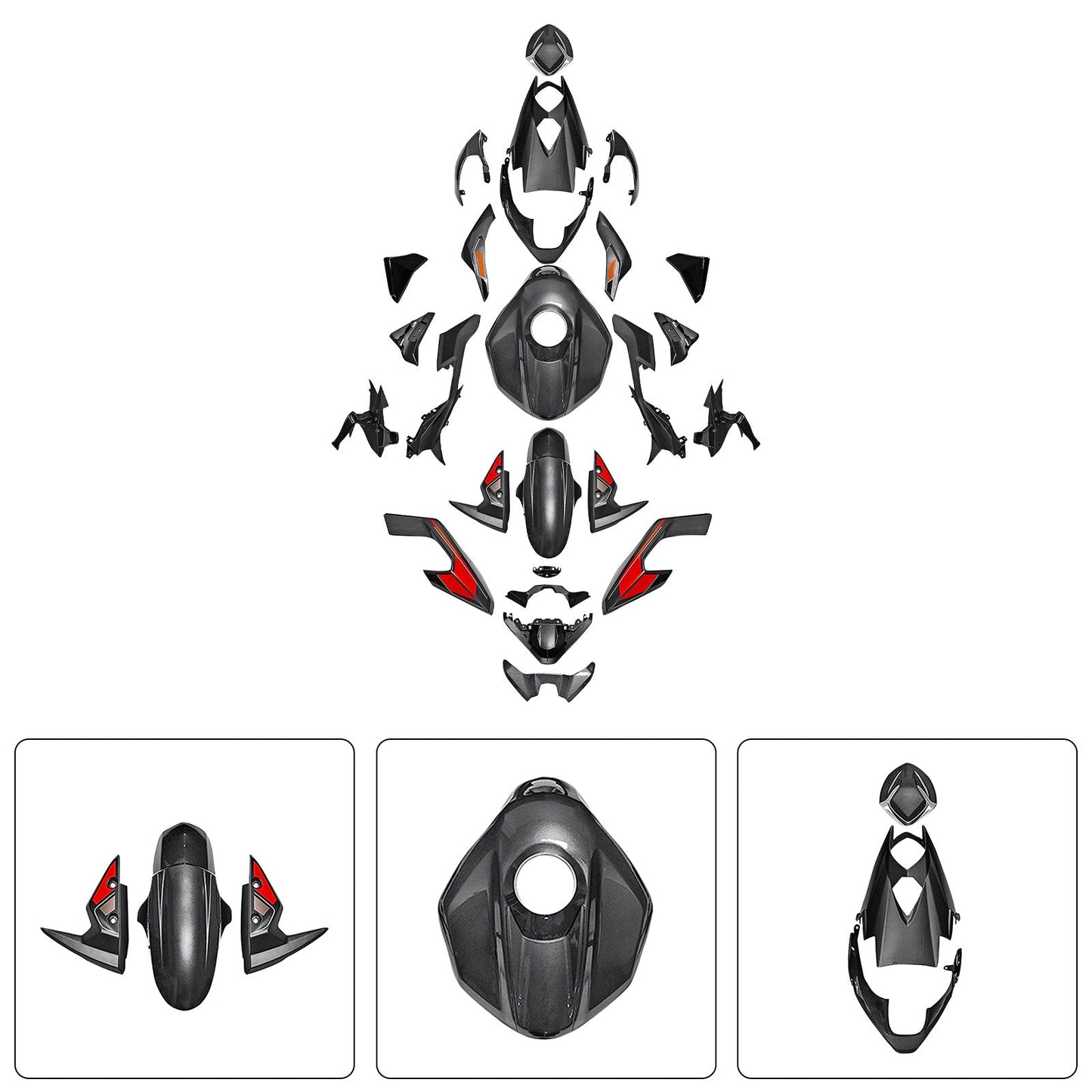 Kit di carene stampate a iniezione per Street Triple 765 R/RS 2023-2025