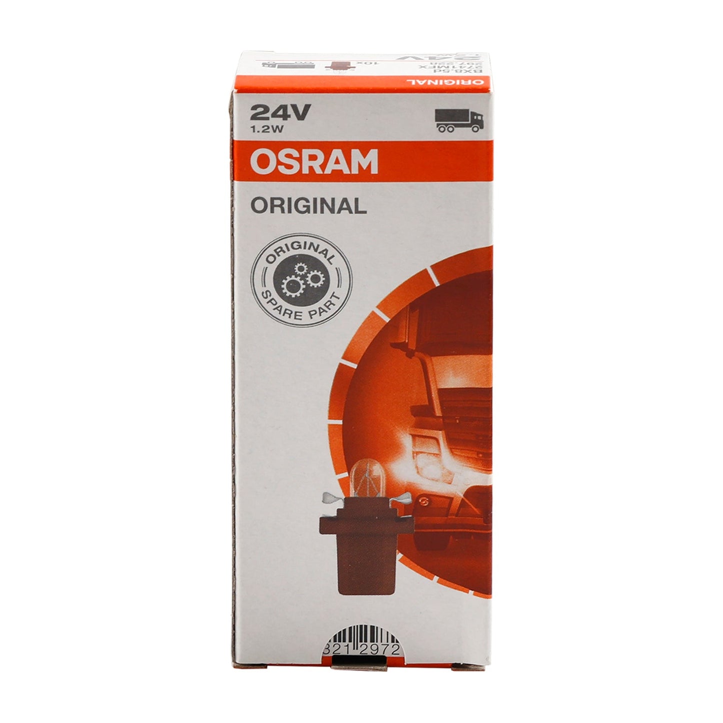10 pezzi di luce per strumenti B8.5D 2741MFX 24 V 1,2 W per OSRAM