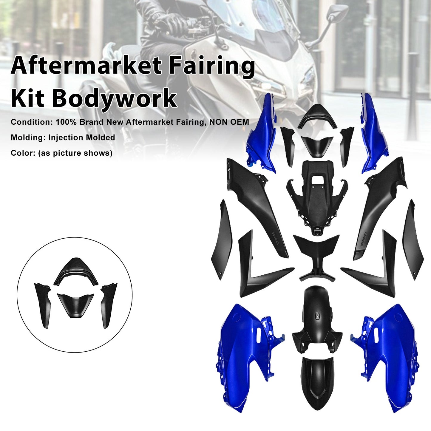 Kit di carene iniettate per Yamaha TMAX560 2025-2026