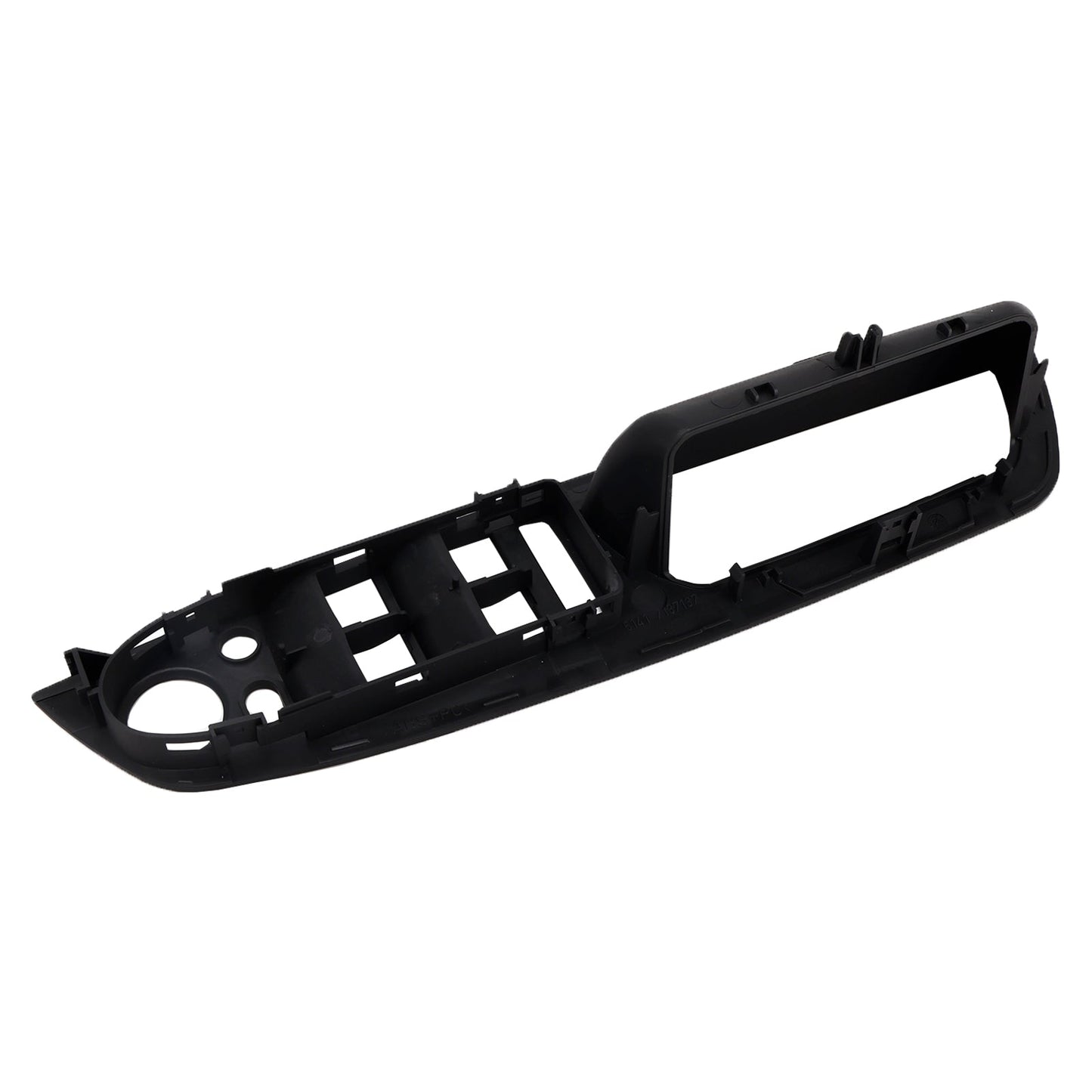 4 pezzi di rivestimento per maniglia interna della portiera nera per BMW E70 X5 E71 X6 07-14