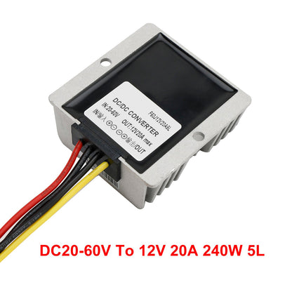 Convertitore regolatore di alimentazione step-down impermeabile DC 20-60V a 12V 20A 240W