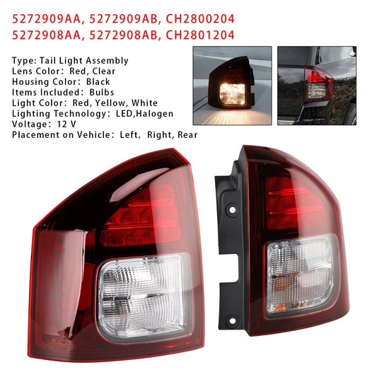 Gruppo ottico posteriore sinistro+destro per Jeep Compass 2014-2017