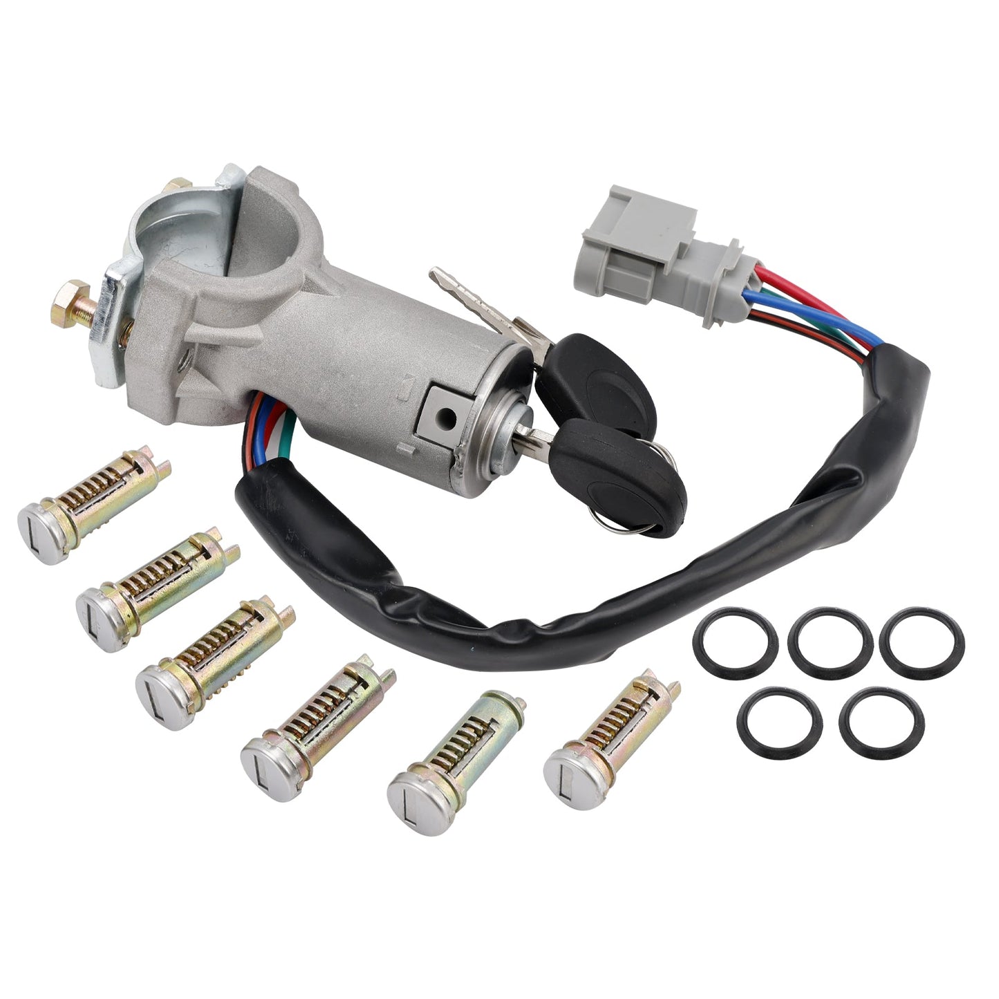 2000-2006 Iveco Daily Blocchetto di accensione + 6 cilindri di chiusura + chiave 2991727