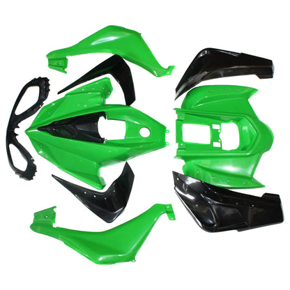 Kit parafanghi carenatura in plastica per 110cc 125cc Mars Sport Quad Dirt Bike ATV Verde