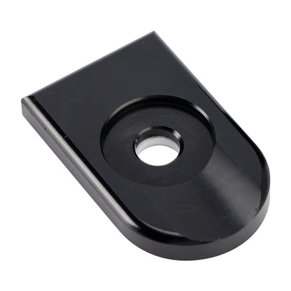 Kit di rilascio piastra bullone sella nero da 1/4""-20 per Touring Softail Dyna 96-23