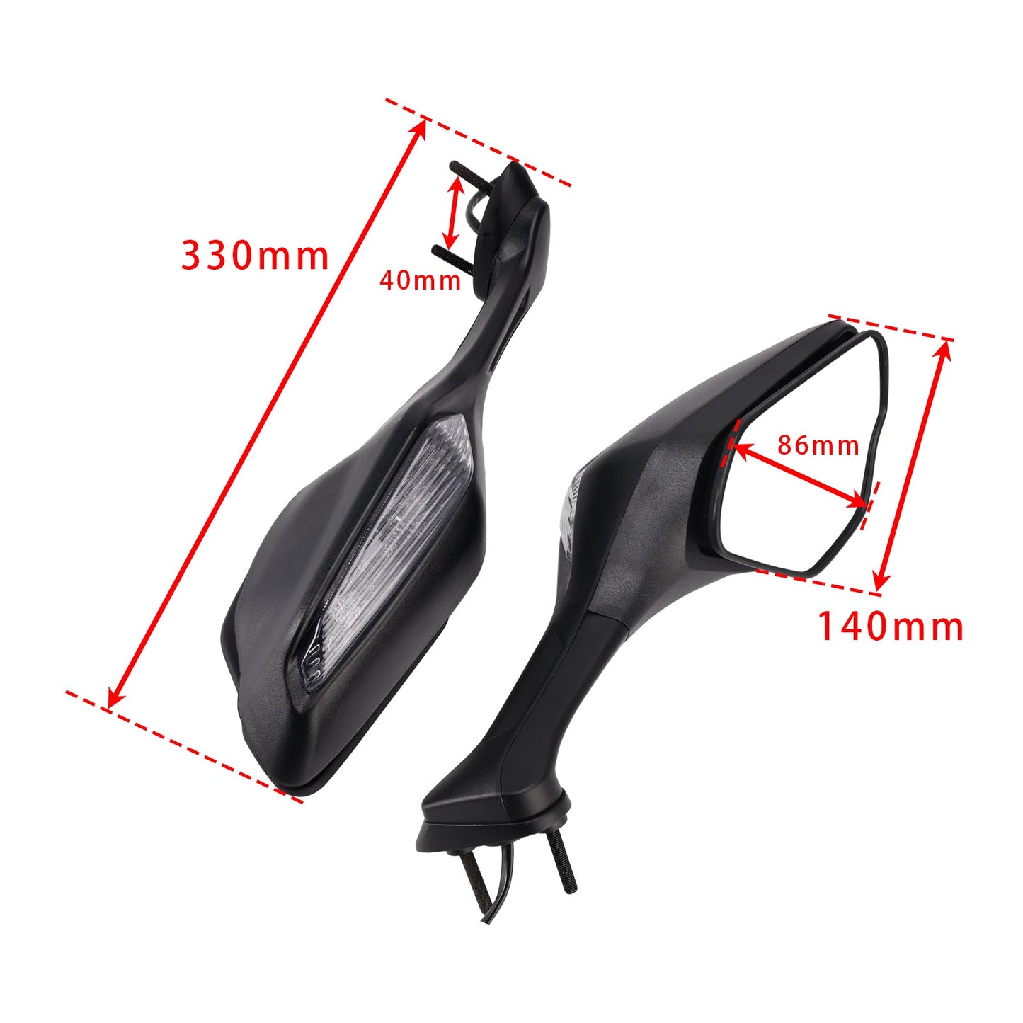 SPECCHIETTI RETROVISORI Honda CBR 1000 RR-R SP 2020-2025 88100-MKF-D40 88105-MKF-D40