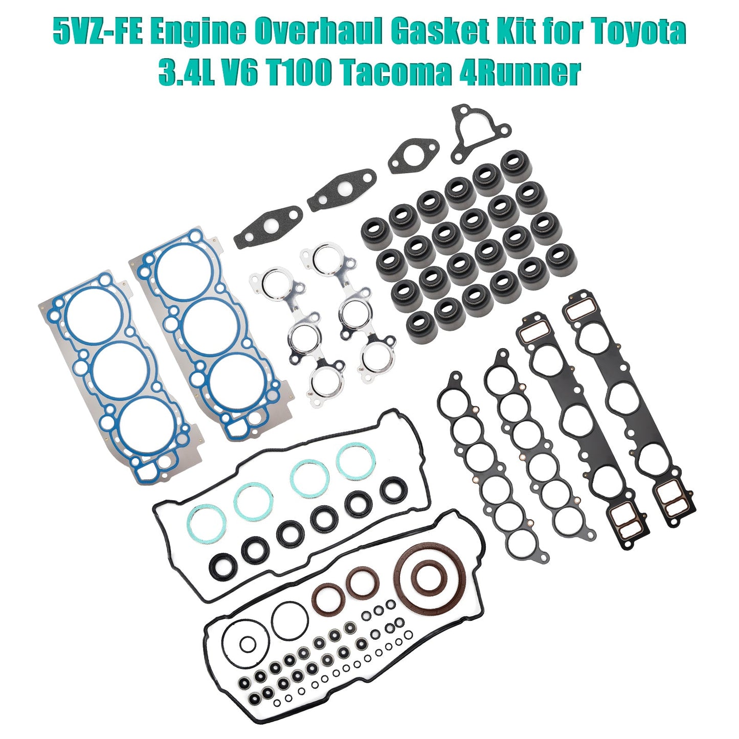 Kit guarnizioni per revisione motore Toyota T-100 5VZ-FE 1995-1998 04111-62130