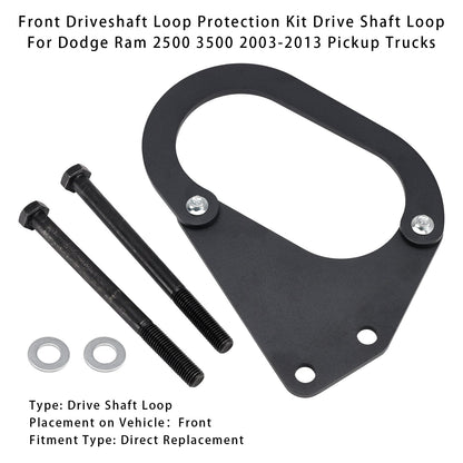 Kit di protezione per anello albero di trasmissione anteriore Dodge Ram 2500 3500 Anello albero di trasmissione