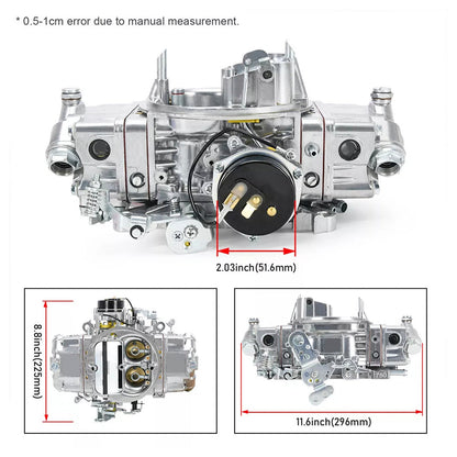 Carburatore BR-67213 a 4 corpi, 750 CFM, doppia pompa, con starter elettronico