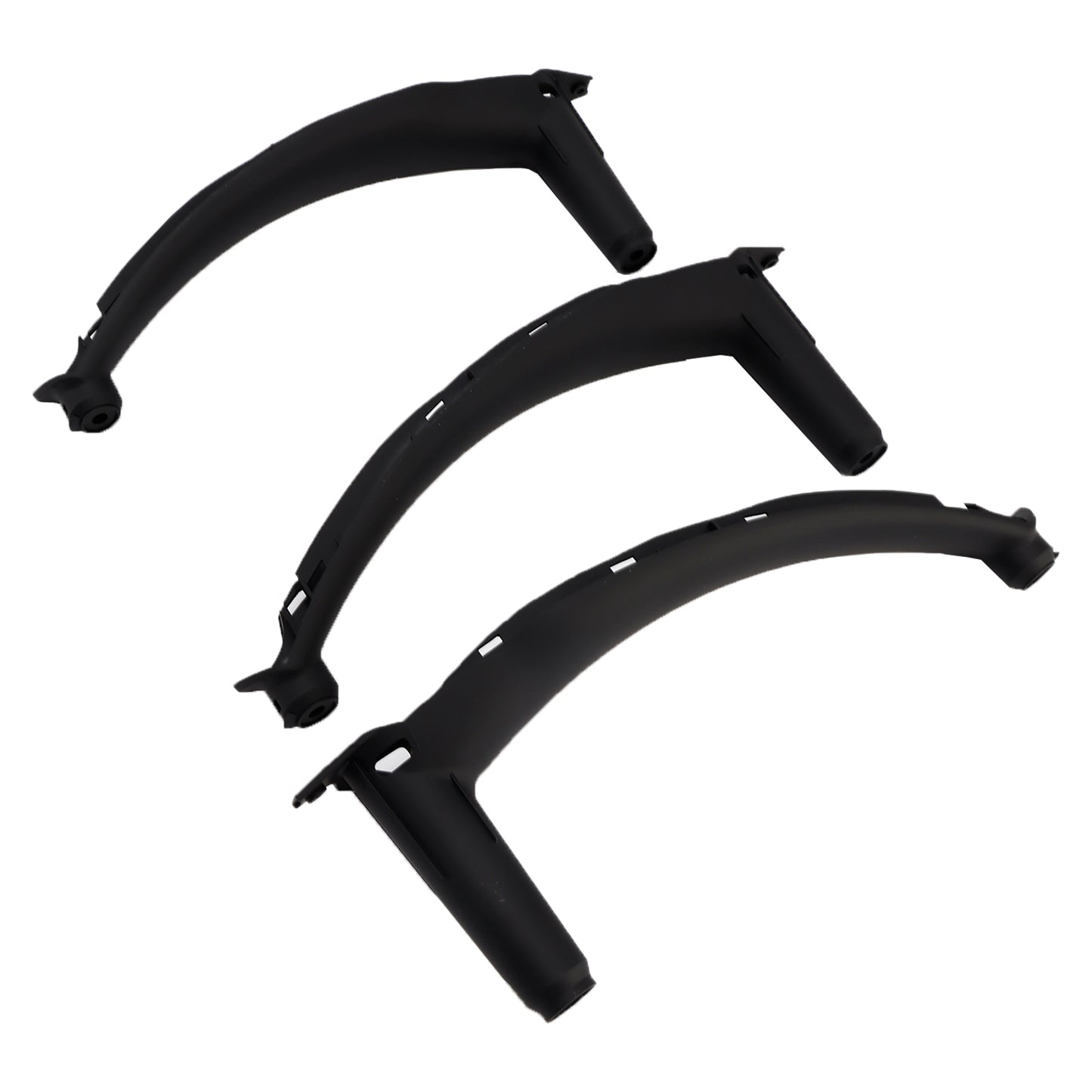 3pcs Black Maniglia interna della portiera per BMW E70 X5 E71 X6 2007-2014