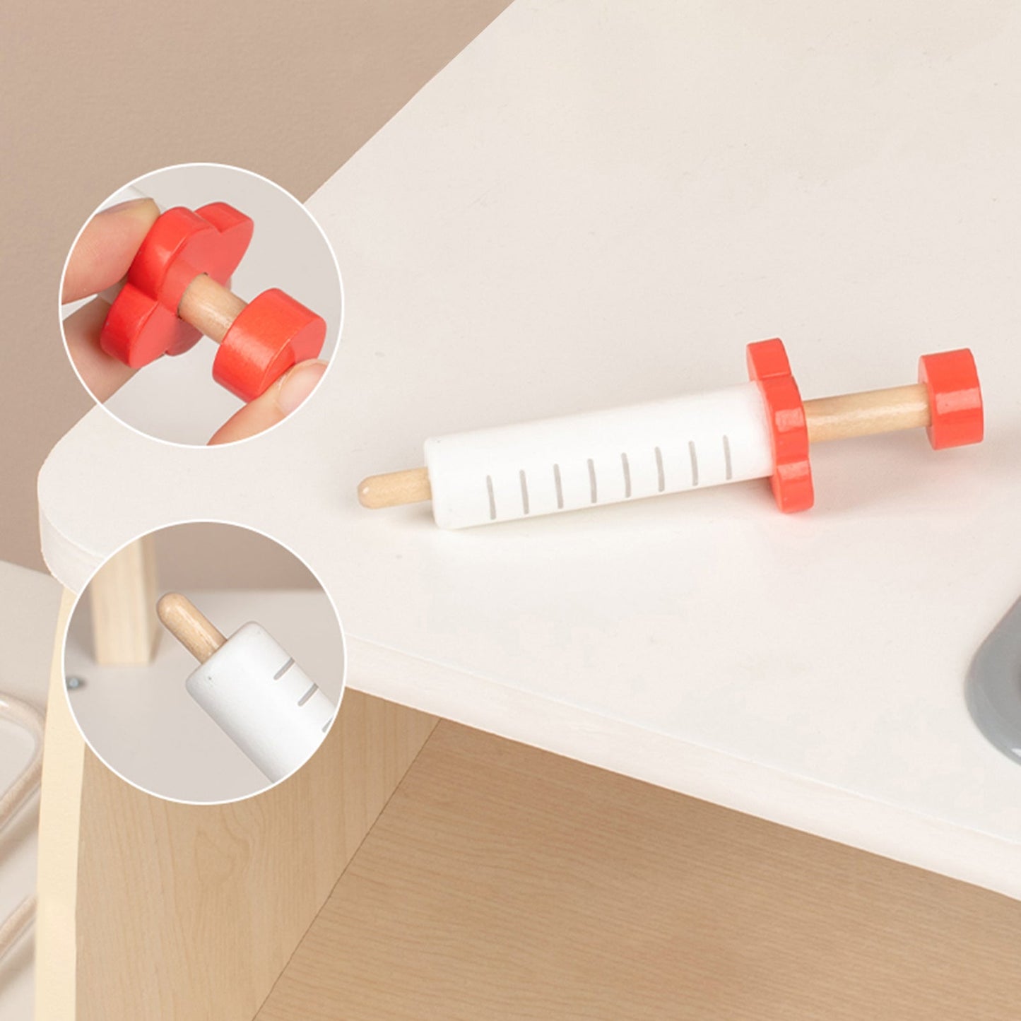 Simulazione di clinica medica per bambini con 22 accessori, set di giocattoli per bambini dai 3 anni in su