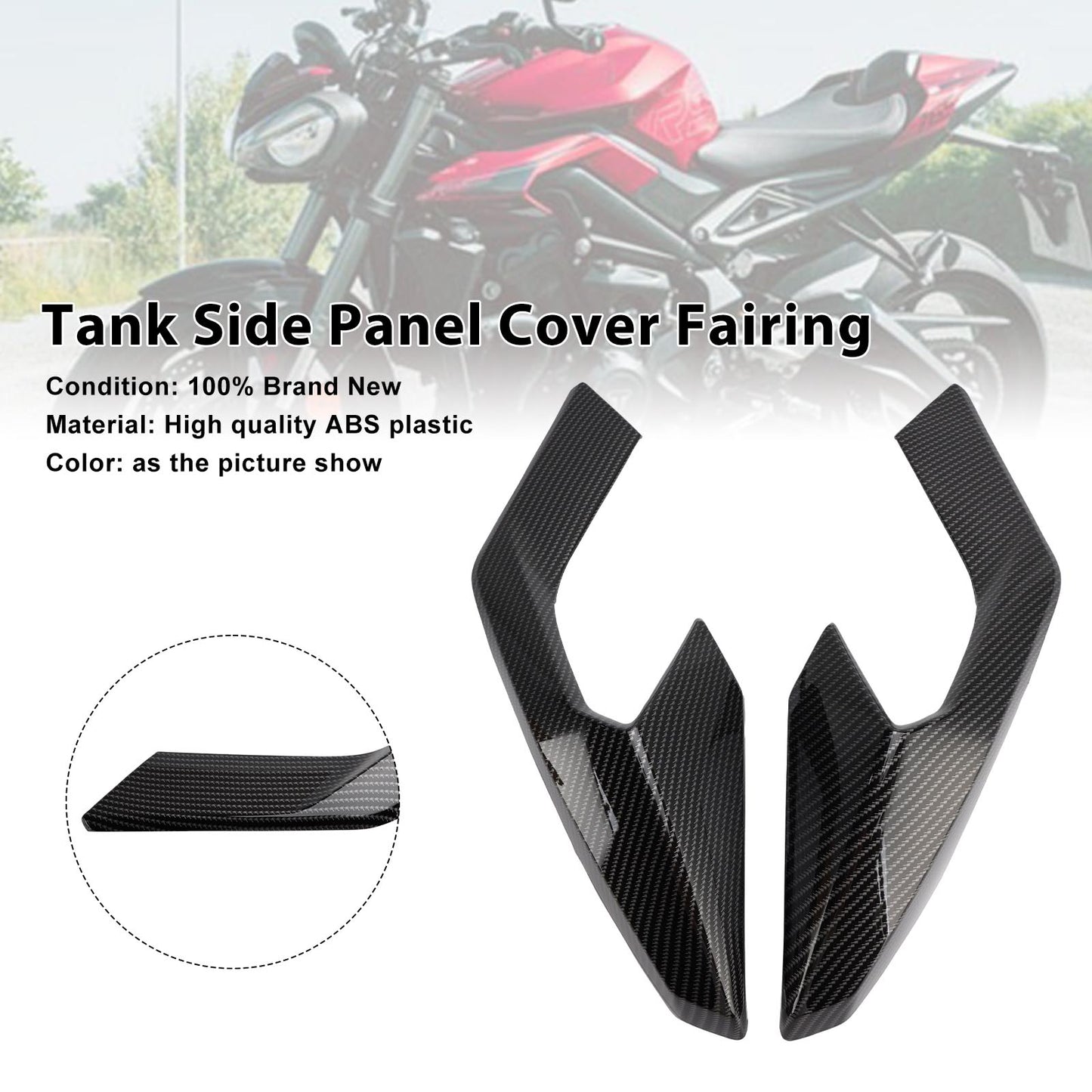 Carenatura laterale del serbatoio Street Triple 765 R/RS 2023-2025