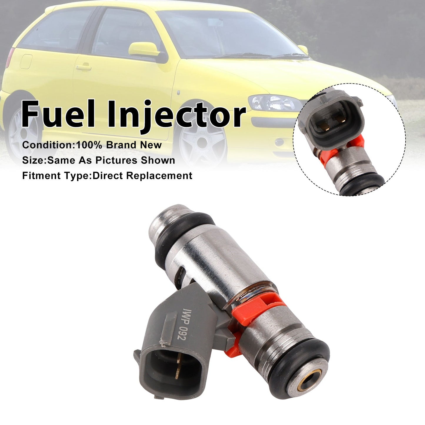 1 iniettore di carburante per Seat Leon 1999-2006 e VW Polo 1999-2001 IWP092