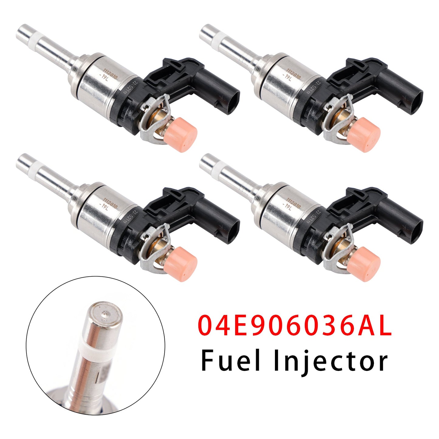 4 pezzi iniettori carburante per Audi VW SKODA Rapid Octavia Fabia 1.0 TSI 04E906036AL