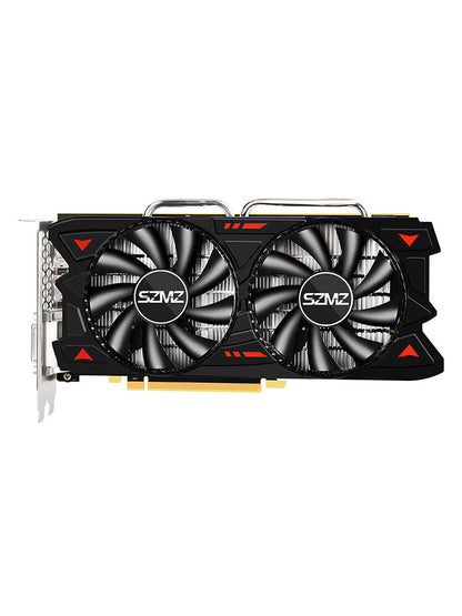 Scheda grafica indipendente RX580 8G con doppia ventola Scheda di illuminazione per computer desktop